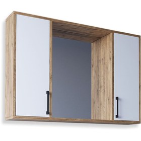 Resim TETA HOME Lizbon 100 Cm Mdf Banyo Üst Dolabı 