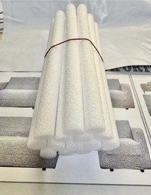 Resim Süngerli Çubuk Koltuk Örtüsü Sıkıştırma Aparatı 10 Adet Beyaz 