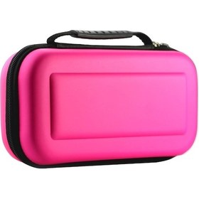 Resim Nintendo Switch Uyumlu Taşınabilir Eva Saklama Çantası Çanta Koruyucu Kutu Pembe 
