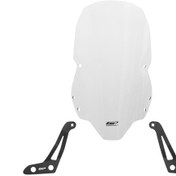 Resim GP Kompozit Kymco Downtown GT 350 2024 Uyumlu Ön Tur Camı Şeffaf 64 cm 