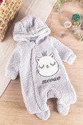 Resim Babymod Kedi Figürlü Welsoft Peluş Kız/erkek Bebek Tulum 