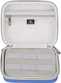 Resim FBLFOBELI Nintendo 2DS Legend of Zelda Ocarina of Time 3D için Sert Seyahat Saklama Kılıfı (Sadece Mavi Kılıf) 