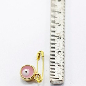 Resim Gelin Bohçası Bebek Mevliti Metal Pembe Nazar Boncuklu Çengelli İ 