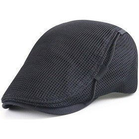 Resim Şık Ve Pratik File Desenli Nefes Alabilen Ördek Ağızlık Kapağı, Spor Ve Günlük Kullanım İçin Uygun Siyah 