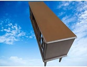 Resim Tv Sehpası ST 18537 Windovs Model Klasik Ahşp Gürgen Retro Ayak Ceviz El Yapım 