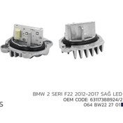 Resim Niken BMW 2 Seri F22 2012-2017 Sağ Led Far Modül 63117388924/2 