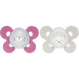 Resim Chicco Physioforma Comfort Silikon Emzik 16-36 Ay 2'li 00074935410000_MULTI_3 Pembe 
