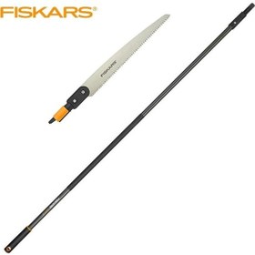 Resim Fiskars 136528 Yüksek Dal Kesimi Düz Testere Ve 156 Cm Sap 