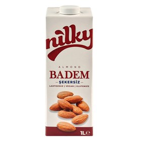 Resim NİLKY Şekersiz Badem Sütü 1 L 