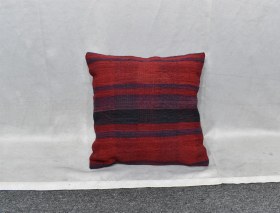 Resim Zehra Abla Halı Yeni El Dokuma Dekoratif Kilim Kırlent Yastık Kılıfı 6516 Çok Renkli 