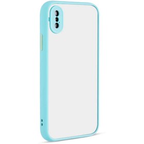 Resim Telefon Aksesuarları Iphone X Renkli Silikon Kılıf (Parmak Izi Yapmaz Leke Tutmaz) Turkuaz 