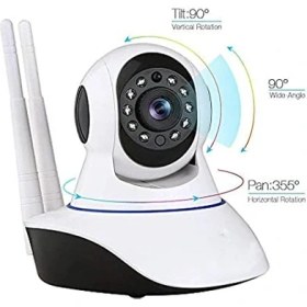 Resim Teknomila 360º Full Hd Wifi Kablosuz Ip Kamera Bebek Izleme Güvenlik ve Bakıcı Kamerası+32 GB 