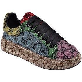 Resim Guja Taş Detaylı Kadın Spor Ayakkabı Sneaker Gj-451 Multi-multi Çok Renkli 