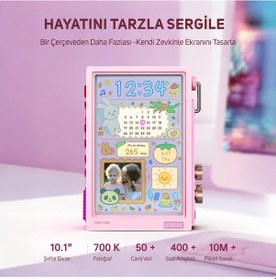 Resim Divoom LoveLock Ses Kayıt Özellikli Bluetooth Hoparlör ve Times Frame Akıllı Dijital Çerçeve LoveLockFrame 