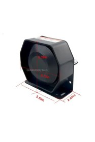 Resim Sistem Led Market Profesyonel Siren 200 W Uzaktan Kumandalı Megafonlu Konuşmalı 