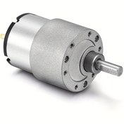 Resim Tüm Metal Gövdeli Yüksek Torklu DC 12V Dişli Motor, 7RPM - Endüstriyel Kullanım İçin İdeal 