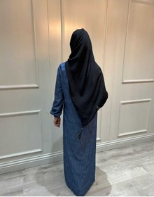 Resim Tekstil Marketi Kot Desen Viskon Ferace - Boydan Fermuarlı Ince Yazlık Kumaş 