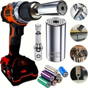 Resim Universal Tork Anahtarı 7-19mm Altıgen Çok Fonksiyonlu Evrensel Soket 