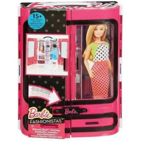 Resim Barbie'nin Muhteşem Dolabı Pembe Dmt57 Barbie Gardrop 