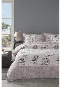 Resim Özdilek Ranforce Çift Kişilik Nevresim Takımı-toile De Jouy Pudra Pudra 