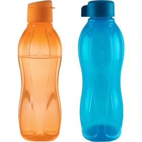 Resim Tupperware Eko Şişe Suluk 750 ml Turuncu Mavi 2'li Set 