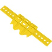 Resim Motorsiklet Silikon Isı Koruması - 380mm Renkli Egzos Korumalı Kılıf - Isı Dayanıklı, Soğutucu Tasarım - Sarı 