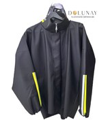 Resim Dolunay İş Elbiseleri Motorcu Su Geçirmez Siyah Yağmurluk Takımı 