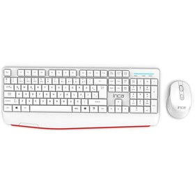 Resim Inca IWS-587 KABLOSUZ KLAVYE MOUSE SET-BEYAZ 