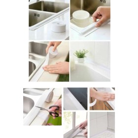 Resim Çerçici Su Sızdırmaz Bant Lavabo Küvet Kenar Bandı (3.2m) 