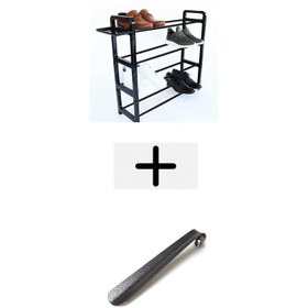 Resim 2 li Pratik Ayakkabılık Seti (1 Er Adet Ayakkabılık, Kerata ) 