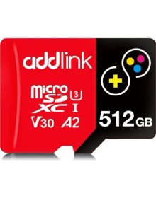 Resim Addlink Addlınk AD512GBMSXT3A 512GB Turboplay Microsd Xc Uhs1 V30 U3 A2 