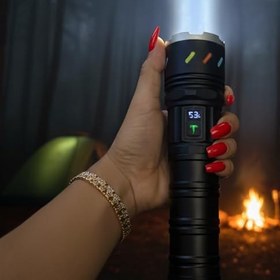 Resim El Feneri Led USB ŞARJLI-Ultra Güçlü Parlak 18.650 7.200 mAh Büyük Boy El Feneri [Enerji Sınıfı A++]Ortam Lambası Deprem,Polis,Jandarma,Zabıta,Bekçi Zoom Yüksek Lümen POWERBANK (YÜKSEK PARLAKLIK) 