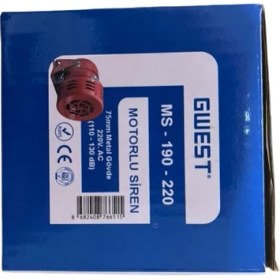 Resim Gwest Motorlu Siren MS-190-220 