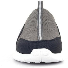 Resim Medikal Hakiki Deri Gri Siyah Comfort Spor Terlik Gri 