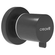 Resim Aç Kapa Ara Kesme Valfi 1/2"-1/2"Pprc Mat Antrasit Creavit