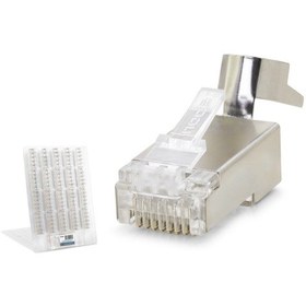 Resim Nodar Nd2426 Cat7 Ez Rj45 Metal A Kalite Konnektör 100 Adet Plastik Kutu - Silver 