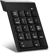 Resim Microcase Kablosuz 18 Tuşlu Mini Numerik Klavye - Siyah AL2698 