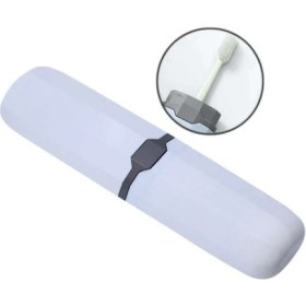 Resim SZYKD Açık Seyahat Taşınabilir Diş Macunu Diş Fırçası Ev Depolama Kupası Kutusu (Beyaz) (Yurt Dışından) 