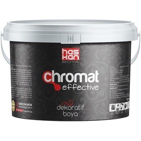 Resim Haskan Chromat Effective Sedef Boya Altın Renk 
