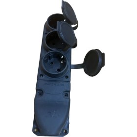 Resim Sermer Pazarlama Kauçuklu Kablosuz Üçlü Priz Üçlü Başlık 