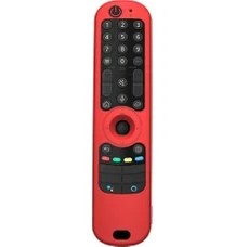 Resim Decisive Lg Smart Tv Için Yumuşak Silikon Koruyucu Uzaktan Kumanda Kılıfları AN-MR21GC / MR21N / MR21GA(KIRMIZI) (Yurt Dışından) 