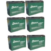 Resim Orbus 12v 24 Amper Dik Elektrikli Bisiklet Aküsü 6'lı Paket 