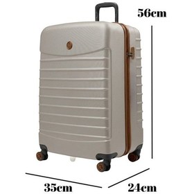 Resim Louisiana Polo Kabin Boy Valiz 4x2 Teker Vizon-taba 1168 Vizon - Taba 