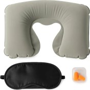 Resim Store Seyahat Konfor Seti – Şişme Boyun Yastığı, Göz Bandı ve Kulak Tıkacı 3'lü Kit 