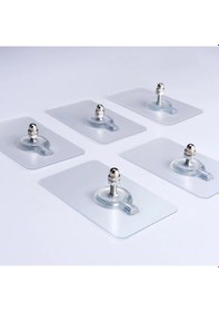 Resim Askı Pratik Kancalı Askısı Yapışkanlı Vidalı Askı 4 Lü Paket 