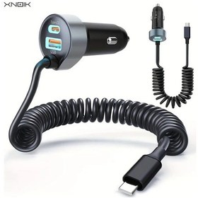 Resim Globalbloom Siyah 65w Araç Şarj Cihazı Usb C Hızlı Şarj Pd3.0 Qc3.0 İphone Uyumlu 16 15 Pro Max İpad Uyumlu Samsung 