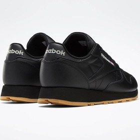 Resim Reebok Classic Leather Erkek Spor Ayakkabı Siyah 