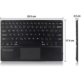 Resim Xiaomi Uyumlu Redmi 10.61''Touchpad BT Klavye 25cm+BT Mouse+Stand-AL2759 