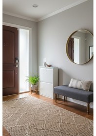 Resim Lıccıa Metal Ayakkabılık 2 Li Kilitli Model Beyaz 