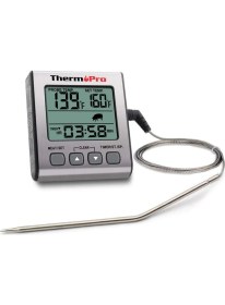 Resim ThermoPro Dijital Problu Et Barbekü Gıda Termometresi 